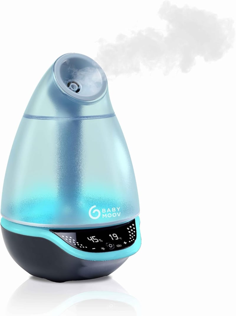Babymoov Hygro Plus ultrahangos párásító, éjszakai fény és aromaterápia funkcióval