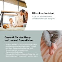 Pătuț pliant Babymoov Moov & Sleep - Ultracompact și ușor (sub 5 kg), pliere rapidă, de la naștere până la 4 ani, extensibil ca zonă de joacă 5