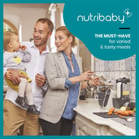 Babymoov Nutribaby Plus 6 az 1-ben bébiétel-készítő és sterilizáló - szürke 2