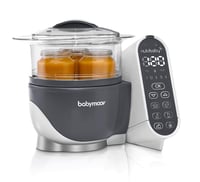 Babymoov Nutribaby Plus 6 az 1-ben bébiétel-készítő és sterilizáló - szürke 8