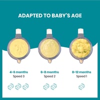 Babymoov Nutribaby Plus 6 az 1-ben bébiétel-készítő és sterilizáló - szürke 5
