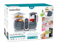 Babymoov Nutribaby Plus 6 az 1-ben bébiétel-készítő és sterilizáló - szürke 10