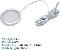 Baceyong 4db 12V LED Spot Lámpa Lakóautóhoz Természetes Fehér Fény 2