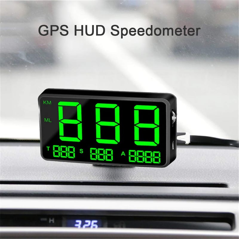 Baceyong 5.5" Autós HUD Kijelző Sebességmérő km/h Figyelmeztetéssel