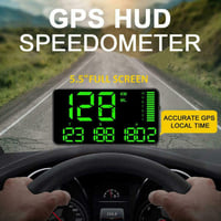 Baceyong 5.5" Autós HUD Kijelző Sebességmérő km/h Figyelmeztetéssel 8