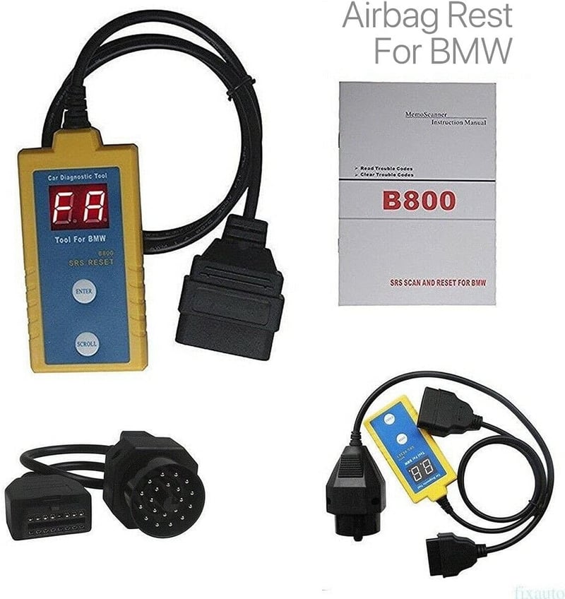Baceyong B800 Légzsák Reset Eszköz - SRS OBDII 20PIN Diagnosztikai Szkenner BMW Autókhoz 1994-2003 E36 E46 Z3 Z4 X5 Modellekhez