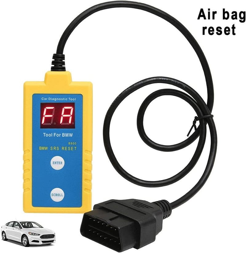 Baceyong B800 Légzsák Reset Eszköz - SRS OBDII 20PIN Diagnosztikai Szkenner BMW Autókhoz 1994-2003 E36 E46 Z3 Z4 X5 Modellekhez