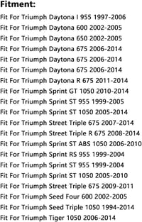 Baceyong Egyenirányító Szabályozó Készlet Triumph Daytona Sprint Street Triple Speed Tiger Motorokhoz - Univerzális Feszültségszabályozó 7