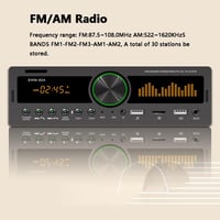 Baceyong Érintőképernyős Autórádió Bluetooth-szal - Egysoros MP3 Lejátszó, FM Rádió, HD Kijelző, AI Hangvezérlés, Színes Fényekkel 5