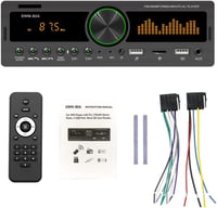 Baceyong Érintőképernyős Autórádió Bluetooth-szal - Egysoros MP3 Lejátszó, FM Rádió, HD Kijelző, AI Hangvezérlés, Színes Fényekkel 1