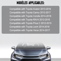 Baceyong Oldaltükör Világítás Csere Toyota Yaris Corolla Bal Jobb Oldal LED Lámpa Tartós Fényes 22.5W 8
