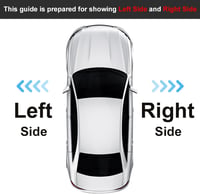 Baceyong Oldaltükör Világítás Csere Toyota Yaris Corolla Bal Jobb Oldal LED Lámpa Tartós Fényes 22.5W 9