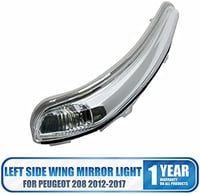 Baceyong Peugeot 208 Jobb Oldali Irányjelző Visszapillantó Tükörbe 2012-2017 Modellekhez - Vízálló Tükörlámpa Csere 4