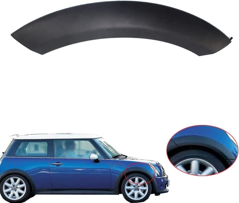 Baceyong Sárvédő Ív BMW Mini Cooper 2002-2008 Modellekhez - Hátsó Bal Felső Elem - 51131505867 Alkatrész Kompatibilis Csere