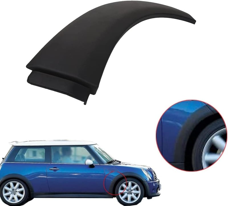 Baceyong Sárvédő Ív BMW Mini Cooper 2002-2008 Modellekhez - Hátsó Bal Felső Elem - 51131505867 Alkatrész Kompatibilis Csere