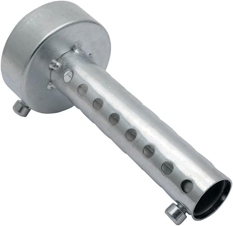 Baceyong Univerzális Motoros Kipufogó Hangtompító 60mm Ezüst Színű Levehető Cső