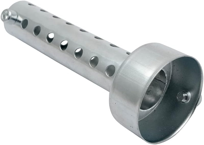 Baceyong Univerzális Motoros Kipufogó Hangtompító 60mm Ezüst Színű Levehető Cső
