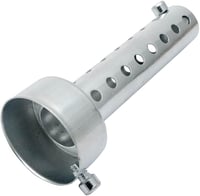 Baceyong Univerzális Motoros Kipufogó Hangtompító 60mm Ezüst Színű Levehető Cső 4