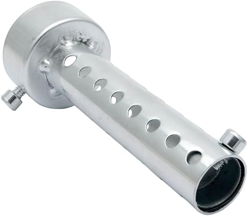 Baceyong Univerzális Motoros Kipufogó Hangtompító 60mm Ezüst Színű Levehető Cső