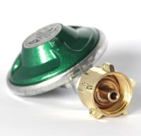 Set regulator de presiune gaz Bachfischer DSS cu etichetă de siguranță și furtun de gaz de 80 cm, 50 mbar, pentru arzătoare, grătare cu gaz și grătare pentru paella 6