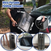 BACOENG 180 cm Sklopive stepenice za pse za automobil, s protukliznom podlogom, sive, za automobile, kamione i SUV-ove, nosivost 110 kg 5