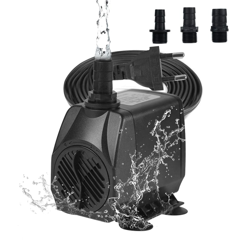 BACOENG Akvárium Szivattyú 45W 2500L/H Merülő Vízszivattyú Szökőkút Kerti Tó Akvárium Szökőkúthoz Mini Vízpumpa