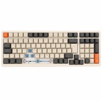 Rii RK909 mechanikus gaming billentyűzet, 96%, kék kapcsoló — hibás, alkatrésznek: nem ír, részlegesen világít (állapot: lásd a 2. képet) 1