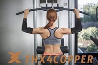 THX4COPPER Réz Kompressziós Könyökvédő Pár Sportolóknak és Sérülésekre 4