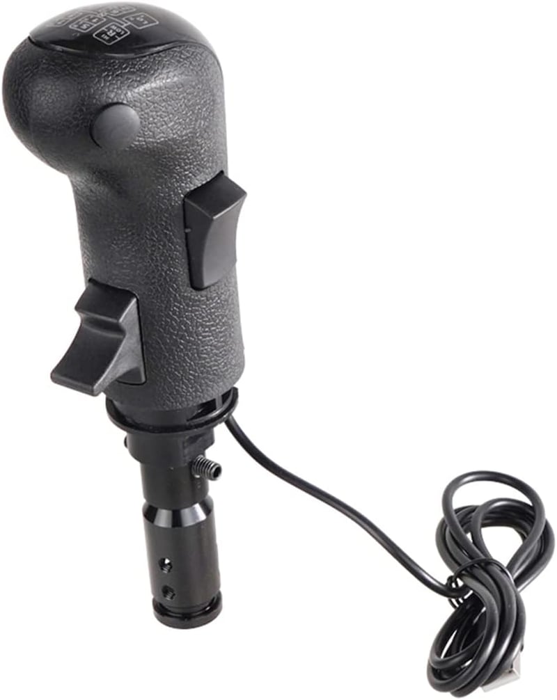 Mulcort USB Kamionszimulátor Váltógomb - Logitech G29 G27 G25 G920 Kompatibilis Sebességváltó Gomb ATS és ETS2 Játékokhoz PC-re