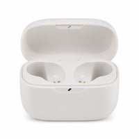 Nabíjacie puzdro JBL Wave Beam 2 – biele, pre bezdrôtové Bluetooth slúchadlá do uší, náhradné nabíjacie puzdro 1