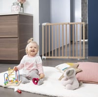 Badabulle Deco Pop fa bababiztonsági kapu, csavaros rögzítés - natúr - 63-106 cm 3