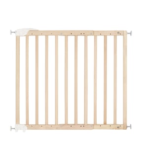 Portiță de siguranță pentru copii Badabulle Deco Pop, fixare prin înșurubare - natur - 63-106 cm