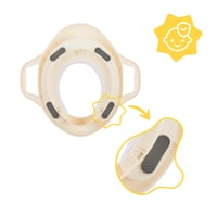 Badabulle dječji nastavak za WC školjku s ručkama i mekim sjedalom - protuklizni adapter za toalet s uzorkom galeba - ergonomski - univerzalni 4