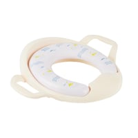 Badabulle dječji nastavak za WC školjku s ručkama i mekim sjedalom - protuklizni adapter za toalet s uzorkom galeba - ergonomski - univerzalni 1