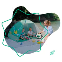 Plážový stan Badabulle Safari s UV ochranou a systémom Pop-Up, SPF 50+, 125 x 100 x 85 cm 2