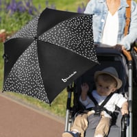 Umbreluță universală pentru cărucior Badabulle cu protecție UV50+ – Negru, protecție anti-UV 3