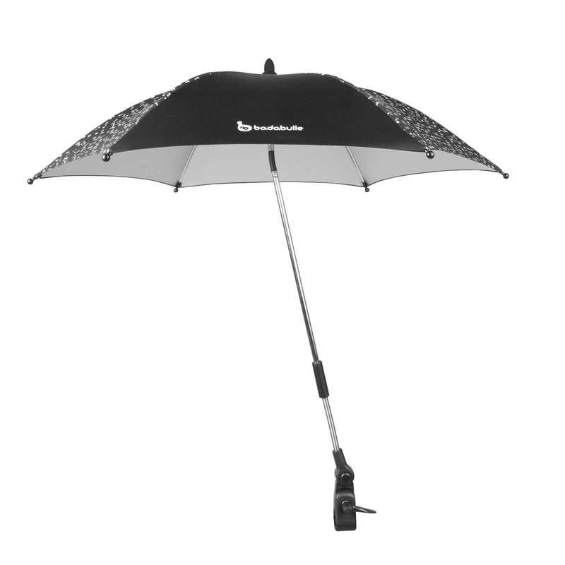 Umbreluță universală pentru cărucior Badabulle cu protecție UV50+ – Negru, protecție anti-UV