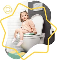 Badabulle WC-ülés csökkentő fogantyúval - Krokodil mintás 2
