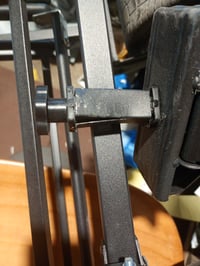 Skladací vozík SURFOU 200 l, nosnosť 160 kg, 84x48x100 cm, široké terénne kolesá — prasknutý držiak kolesa (stav: pozri 2. obrázok) 2