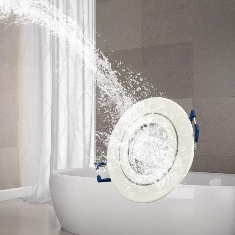 Süllyeszthető GU10 LED spotlámpa keret szett, 3 darabos