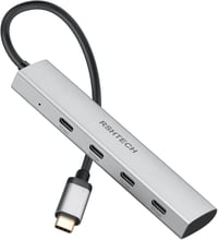 RSHTECH 10Gbps USB-C Hub 4 portos, MacBook Pro/Air M1/M2 kompatibilis, ultravékony alumínium adapter 8