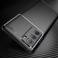 Motorola G200 5G szénszálas, ütésálló tok - koromfekete 4