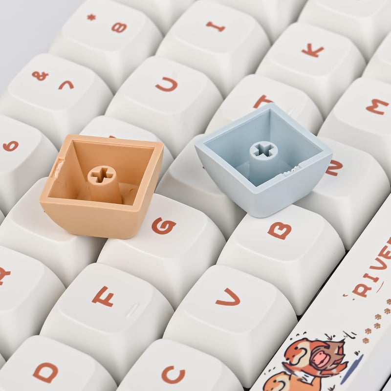 SOLIDEE PBT Vidra Mintás Gamer Billentyűzet Sapkák 60% Mechanikus Billentyűzethez