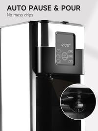 Homtone 1000W Programozható Kávéfőző 8 Csészéhez - Időzítővel, Rozsdamentes Acél Szűrővel, Automata Kikapcsolással, Csepegésgátlóval, BPA-me 4