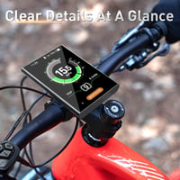 BAFANG 3.5" LCD Kijelző DPC18 - Elektromos Kerékpár Fedélzeti Számítógép BBS Motorokhoz - 9 Rásegítési Szint, IPX5 Vízálló, Automata Háttérv 6