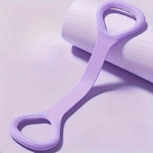 Bandă elastică de rezistență în formă de 8 BafanglaiUK pentru exerciții de umeri - mov