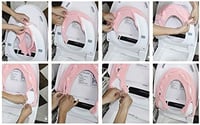 Baffect Puha WC-ülőke Párna Antibakteriális Meleg Toalett Ülés Univerzális Bézs 7