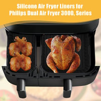 Bafiwu 2db szilikon forma Philips Airfryer 3000 5000 NA350 NA550 légfriteusz kiegészítő 2