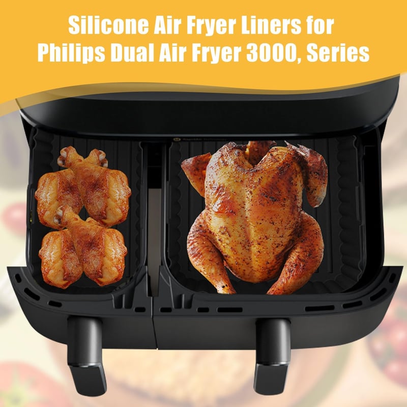 Bafiwu 2db szilikon forma Philips Airfryer 3000 5000 NA350 NA550 légfriteusz kiegészítő
