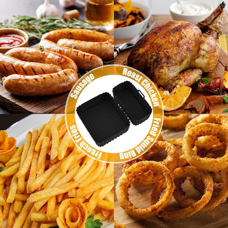 Bafiwu 2db szilikon forma Philips Airfryer 3000 5000 NA350 NA550 légfriteusz kiegészítő